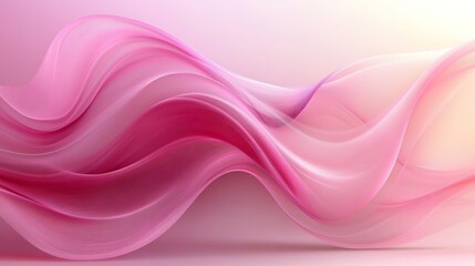 Abstract Pink Waves