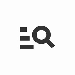 search manage icon sign vector