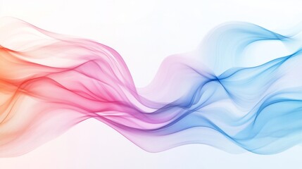 Colorful Abstract Wavy Lines