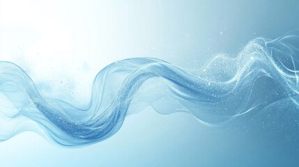 Abstract Blue Swirl Background
