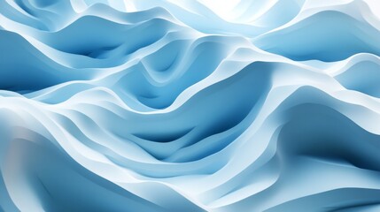 Obraz premium Abstract Blue Waves