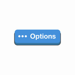 three dots options button icon sign vector