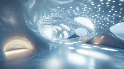 Futuristic Abstract Tunnel