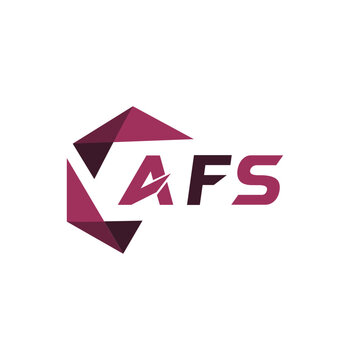 AFS creative minimalist letter logo. AFS unique vector initials alphabet letter logo design