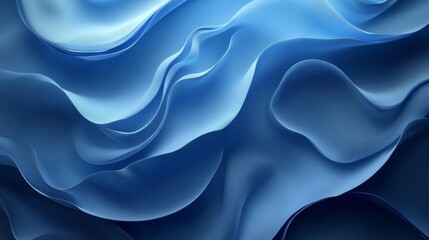 Obraz premium Abstract Blue Waves