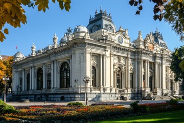 Obraz premium Majestic European Architectural Masterpiece