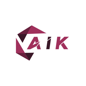 AIK creative minimalist letter logo. AIK unique vector initials alphabet letter logo designAIK creative minimalist letter logo. AIK unique vector initials alphabet letter logo design