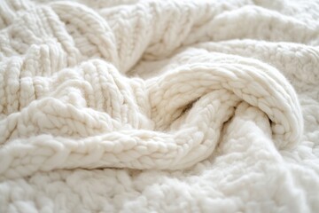 Soft, Cozy Knitted Texture