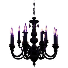 Haunted Spooky Cinema Clipart Vector Illustration