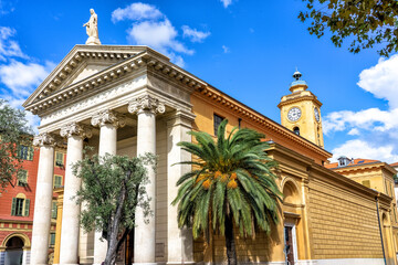 The Church Our Lady of the Port Notre-Dame-du-Port of Nice or Church of the Immaculate Conception...