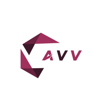 AVV creative minimalist letter logo. AVV unique vector initials alphabet letter logo design