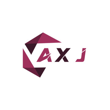 AXJ creative minimalist letter logo. AXJ unique vector initials alphabet letter logo design
