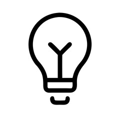 Icon of a Light Bulb
