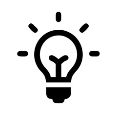 Icon of a Light Bulb