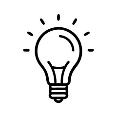 Icon of a Light Bulb