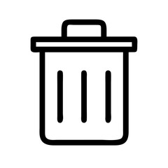 Icon of a Trash Can