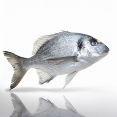 poisson,pageot, isol&eacute;, animal, aliment, blanc, p&ecirc;che, nature, ailette, attraper, brut, eau douce, fleuve, le perche, eau, frais, queue, sain, aquarium, t&ecirc;te, lac, &eacute;caille