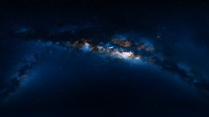 Fototapeta premium Panoramic view of the Milky Way and stars