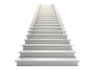 staircase isolated on white