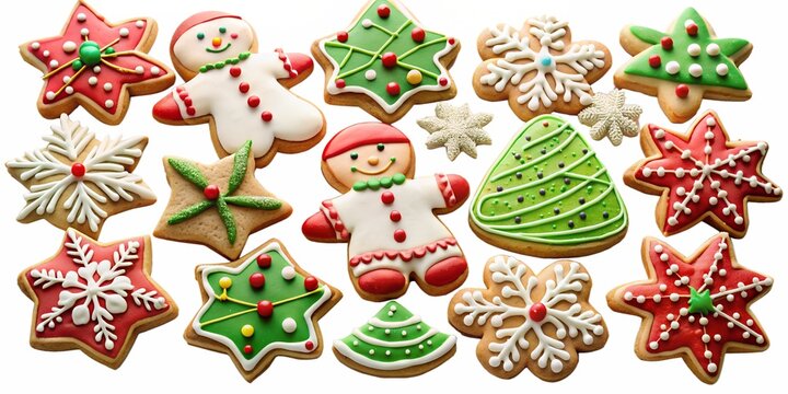 christmas gingerbread cookies - Powered by Adobe