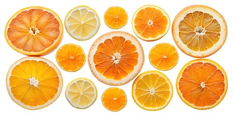 Obraz premium orange slices background