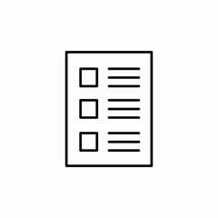 check list icon sign vector