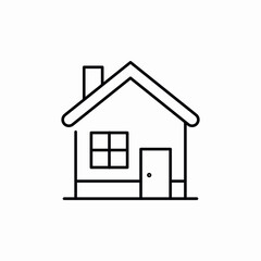real estate property icon sign vector