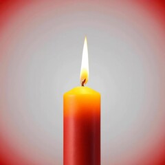  'Burning Advent Candle - Abstract Christmas Background',
