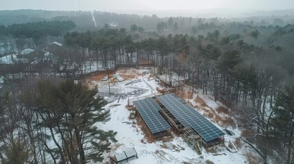 Understanding the efficiency of solar panels during winter months and cold weather conditions