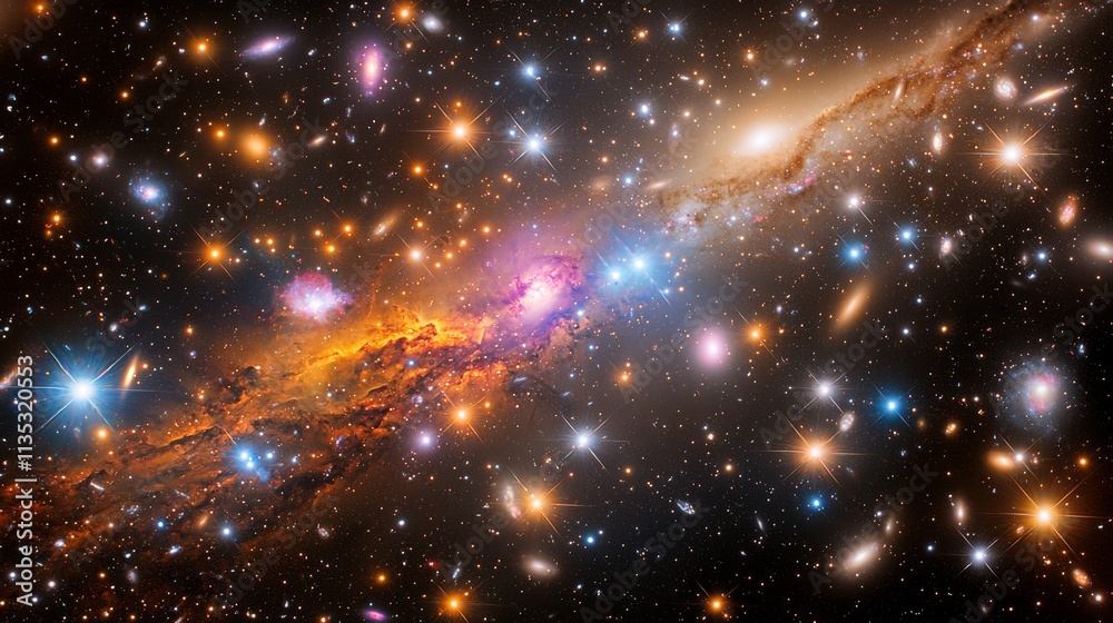 Wall mural a far-reaching space telescope that observes remote galaxies and celestial events.