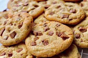 Freshly Baked Chocolate Chip Cookies
Cookie Tray - Baking - Aesthetic