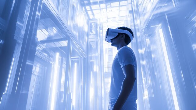 XR extended reality and Virtual Reality VR creates immersive digital environments