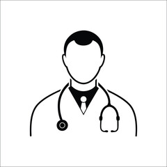 Fototapeta premium A doctor vector illustration design