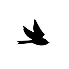flying bird silhouette