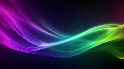 Naklejka premium Abstract Colorful Wave Design