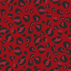Leopard pattern seamless animal print