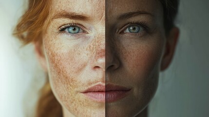 Focused Memories: Split-Screen Close-Up Portraits with Photo Memories