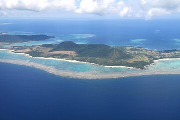 Shallow waters in the northeastern part of Ishigaki Island, Okinawa, Japan