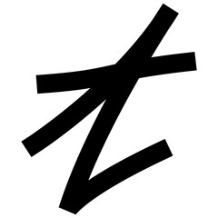 handwriting t letter, typography logo