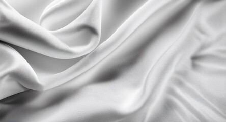 Obraz premium white background plain texture soft fabric pattern 