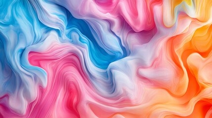 Fototapeta premium Abstract Colorful Fluid Art Background