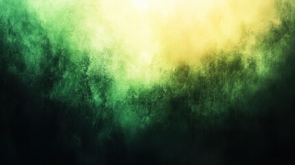 Abstract smoky green and yellow background.