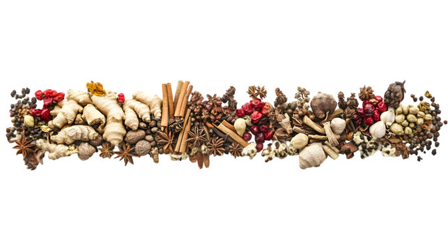 Aromatic Spice Blend  Ginger  Cinnamon  Star Anise  Cloves  Peppercorns   More