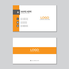 Template for modern business card design.