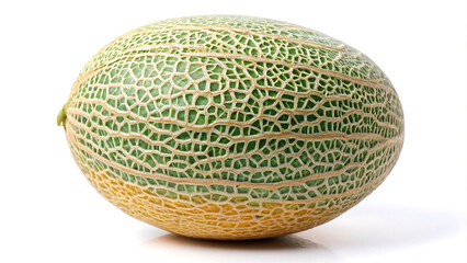Cantaloupe on a white background