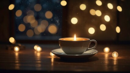 Fototapeta premium Romantic Living Room, With AS Bokeh And Blurry Glitter Photo Background