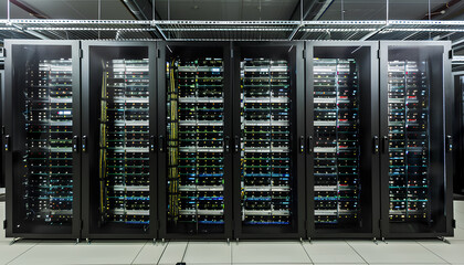 It engineer / consultant working in a data center. This enclosures is a SAN (storage area network) and servers at the top