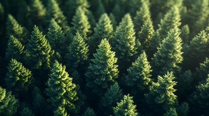 Beautiful pine trees.