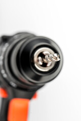 Screwdriver isolated on white background. Screwdriver close-up