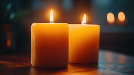 Warm Glow of Serenity with Candles